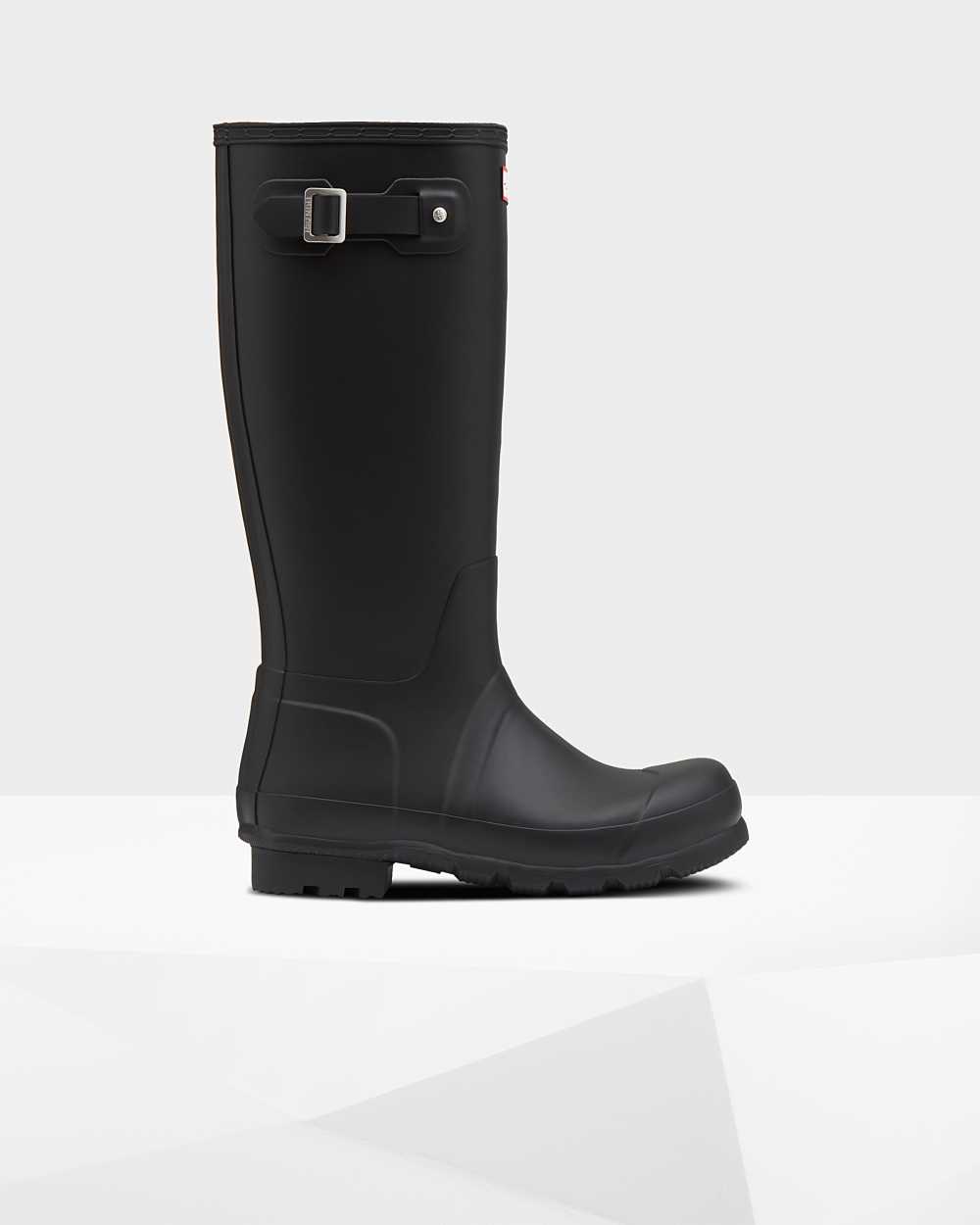 Botas Invierno Hombre - Hunter Original Tall Insulated Negras - YHNQGS-375 - Negras